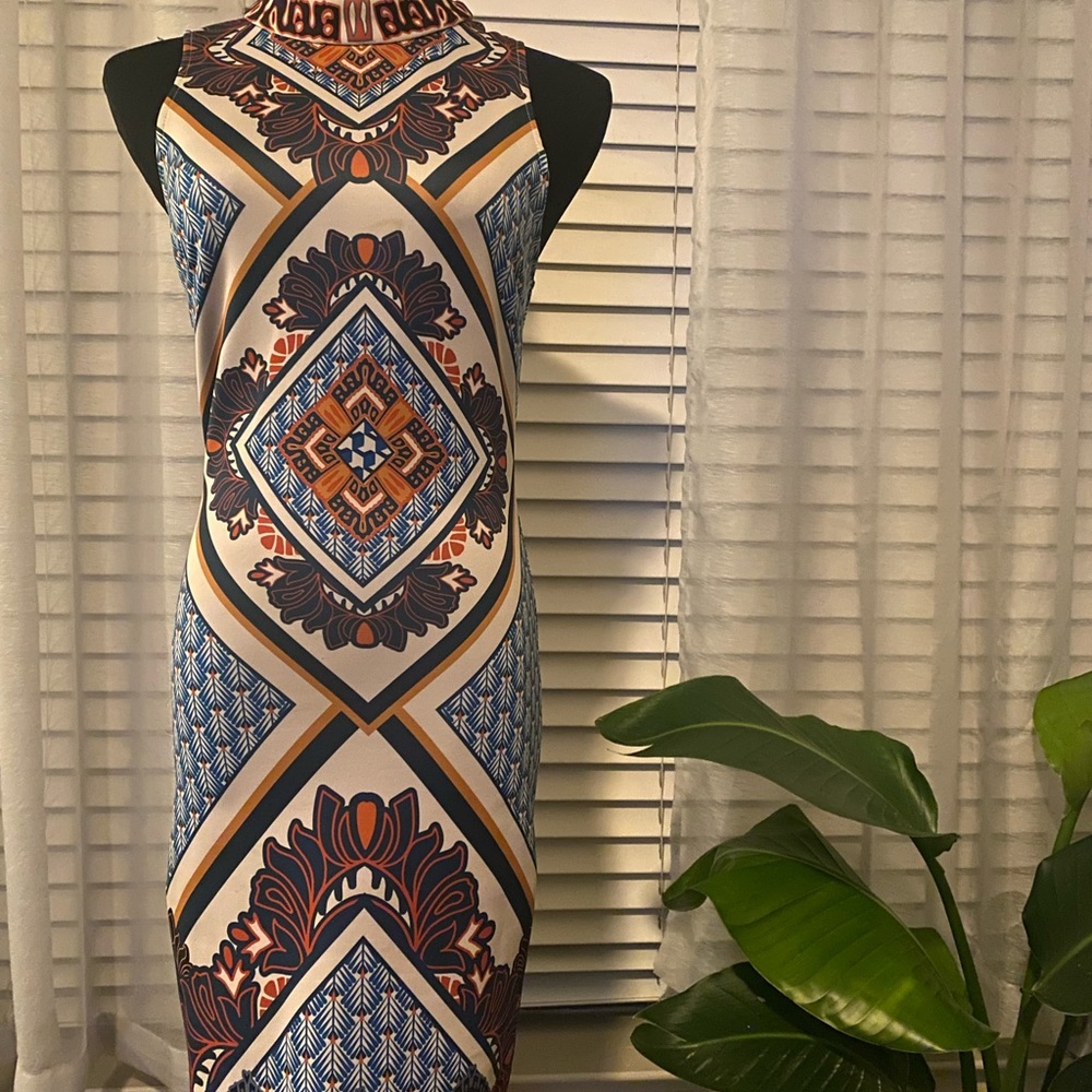 Multicolor spring / summer dress